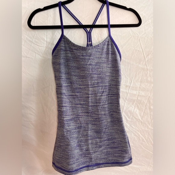 WOMENS LULULEMON POWER Y TANK - Picture 1 of 5